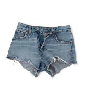Zara Light Blue Jean Shorts